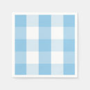 Search for light blue gingham napkins For her