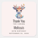Search for deer birthday stickers Fawn