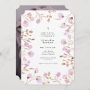 Search for purple photo christening invitations Elegant