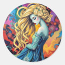 Search for surrealism art stickers Vibrant colours