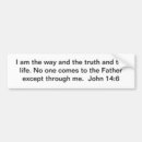 Search for way of life bumper stickers Christian