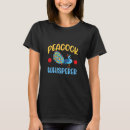 Search for peacock feathers tshirts Colourful
