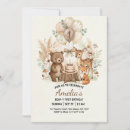 Search for forest friends invitations Rustic botanical leaves foliage