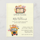 Search for school open house invitations Cute