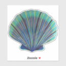 Search for white seashell stickers Sea life