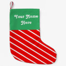 Search for candy stripe christmas stockings Peppermint