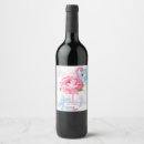 Search for hand painted wine labels Pink