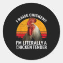 Search for funny chickens stickers Minimal
