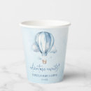 Search for adventure awaits paper cups Hot air balloon