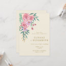 Search for girly wedding invitations Watercolor flower bouquet