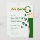 Search for irish beer drinking invitations St patricks day