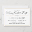 Search for rehearsal cocktail party invitations Calligraphy