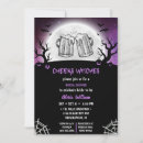 Search for halloween bridal shower invitations Cheers witches
