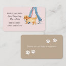 Search for dog grooming business cards Watercolor