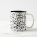 Search for adult colouring book mugs Zen doodle style