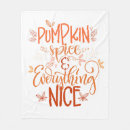 Search for pumpkin spice blankets Thanksgiving