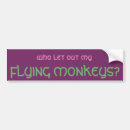 Search for flying monkey bumper stickers Witch