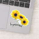 Search for floral fun stickers Sunflower