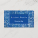 Search for blueprints business cards Construction