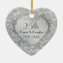 Search for 5th wedding anniversary christmas tree decorations Elegant