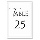 Search for elegant black and white table cards Chic