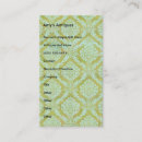 Search for blue pattern business cards Green