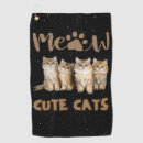 Search for cats golf towels Animal lover