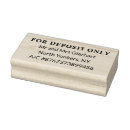 Search for endorsement rubber stamps For deposit only