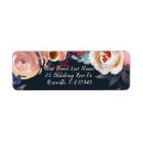 Search for dark pink return address labels Rustic