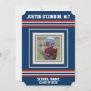 Search for sports graduation invitations Jersey number