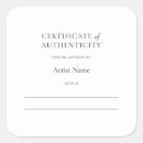 Search for certification stickers Black and white