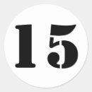 Search for fifteen stickers Text