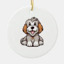 Search for bearded collie christmas tree decorations Puppy