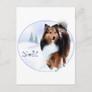 Search for shetland sheepdog postcards Xmas
