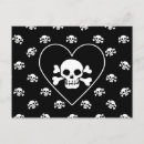 Search for goth valentine postcards Skull