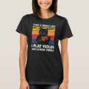 Search for black violin tshirts Kitten