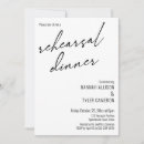 Search for typography rehearsal dinner invitations Modern