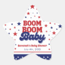 Search for red white blue baby shower stickers Patriotic