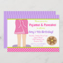 Search for pancake party invitations Sleepover