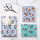 Search for whale christmas wrapping paper Santa