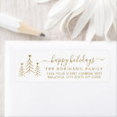 Search for gold label return address labels Winter