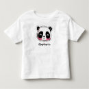 Search for panda toddler tshirts Kawaii
