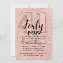 Search for 41st birthday invitations Modern