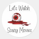 Search for horror round stickers Goth