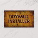 Search for drywall business cards Installer