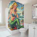 Search for vintage mermaid shower curtains Beach