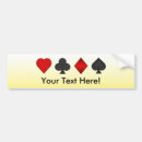 Search for clubs bumper stickers Poker