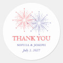 Search for patriotic wedding stickers Red white and blue