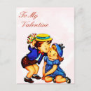 Search for vintage valentine postcards Cute