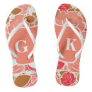 Search for peach flipflops Watercolor